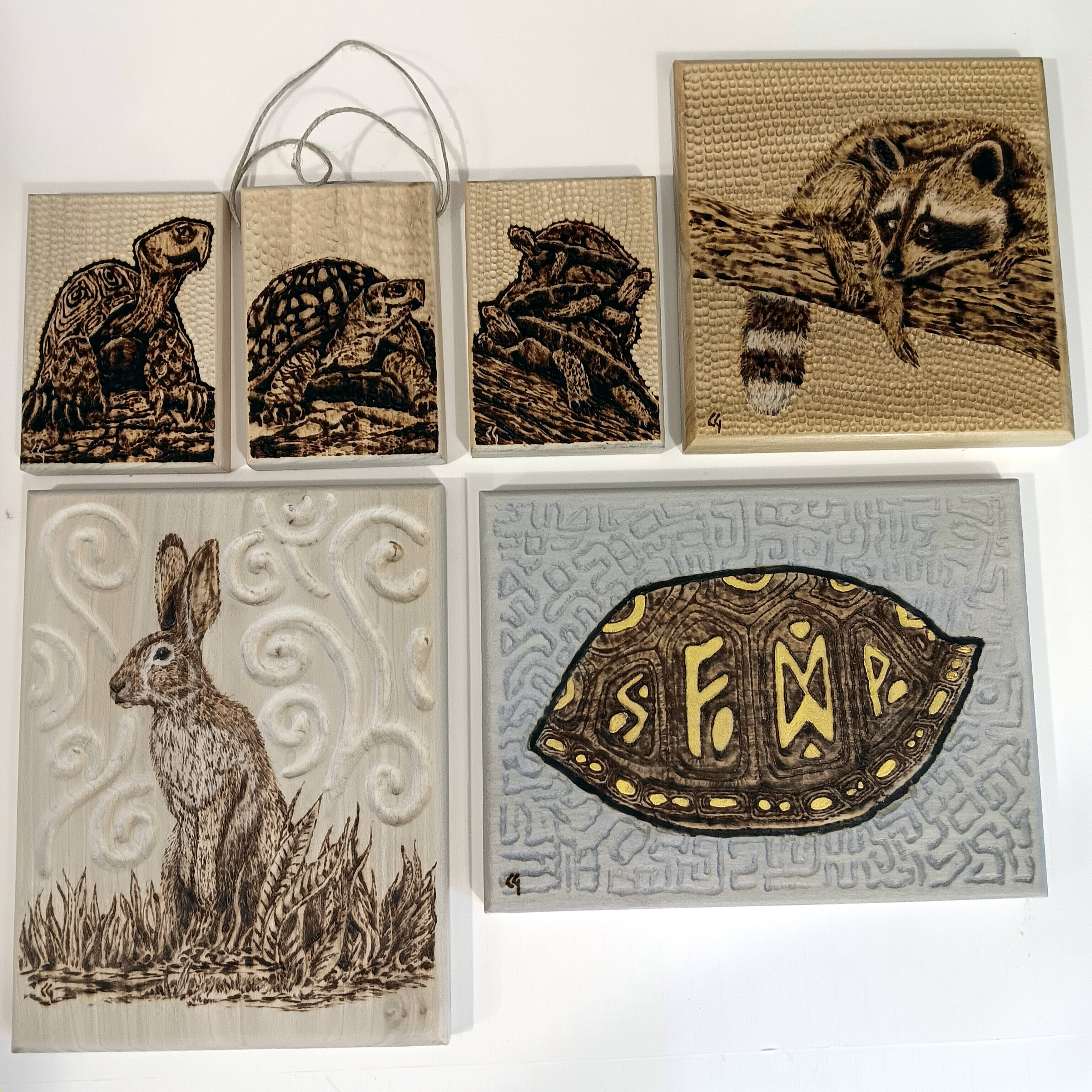 Creating Some Wood burning Art