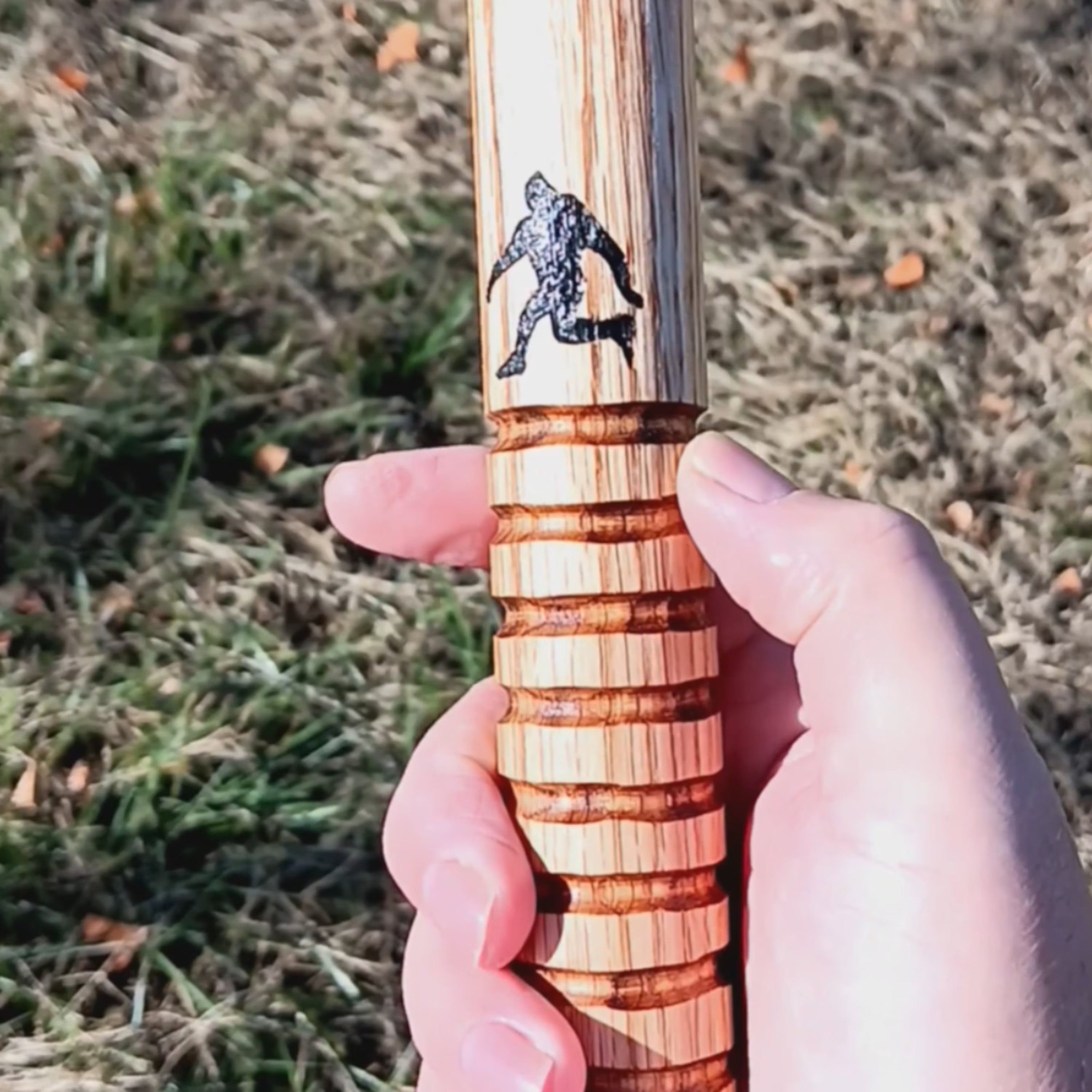 Handmade Bigfoot Treeknocker