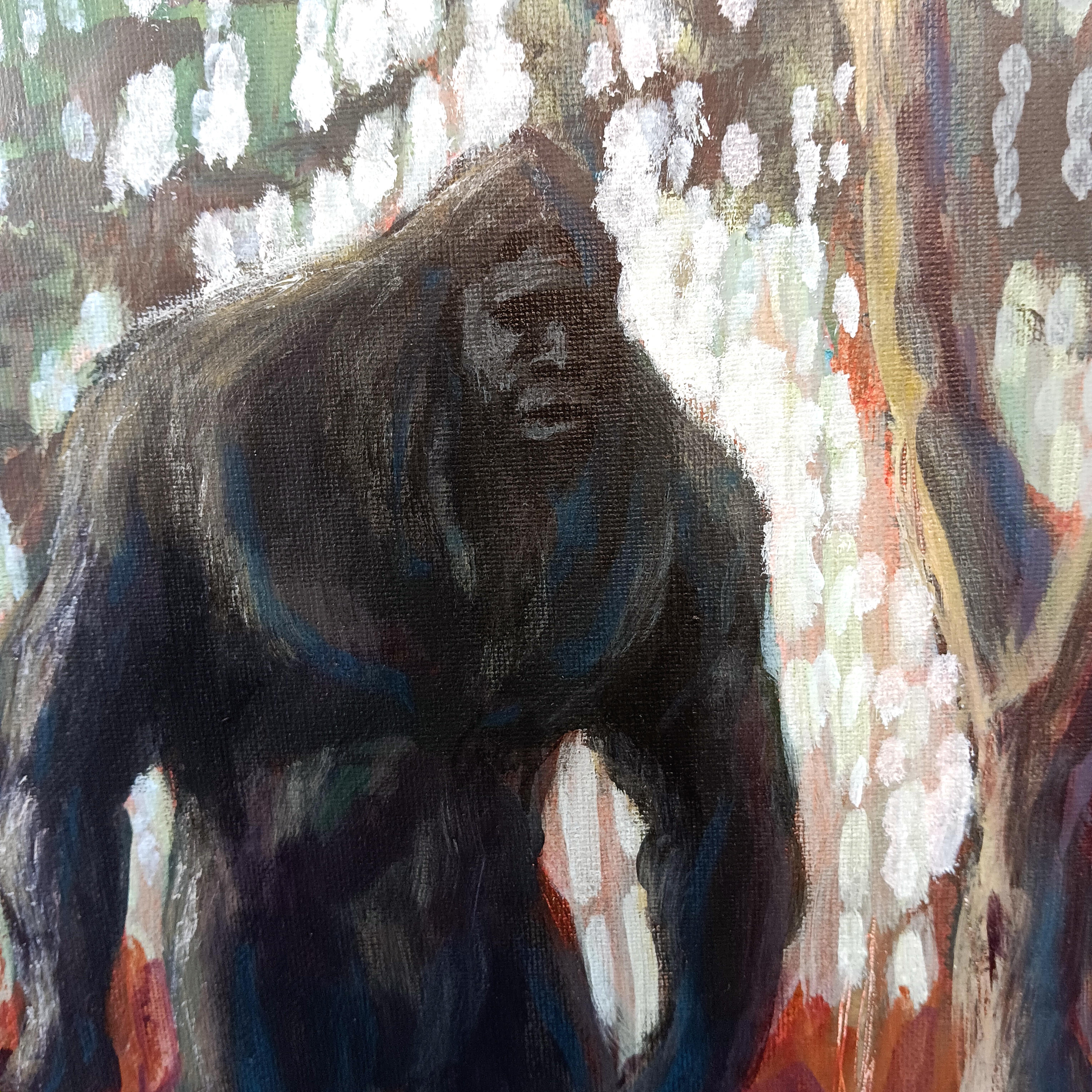 Original 11x14 Acrylics on Canvas | Sasquatch Painting