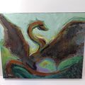 Original 16x20 Acrylics on Canvas | Dragon Painting