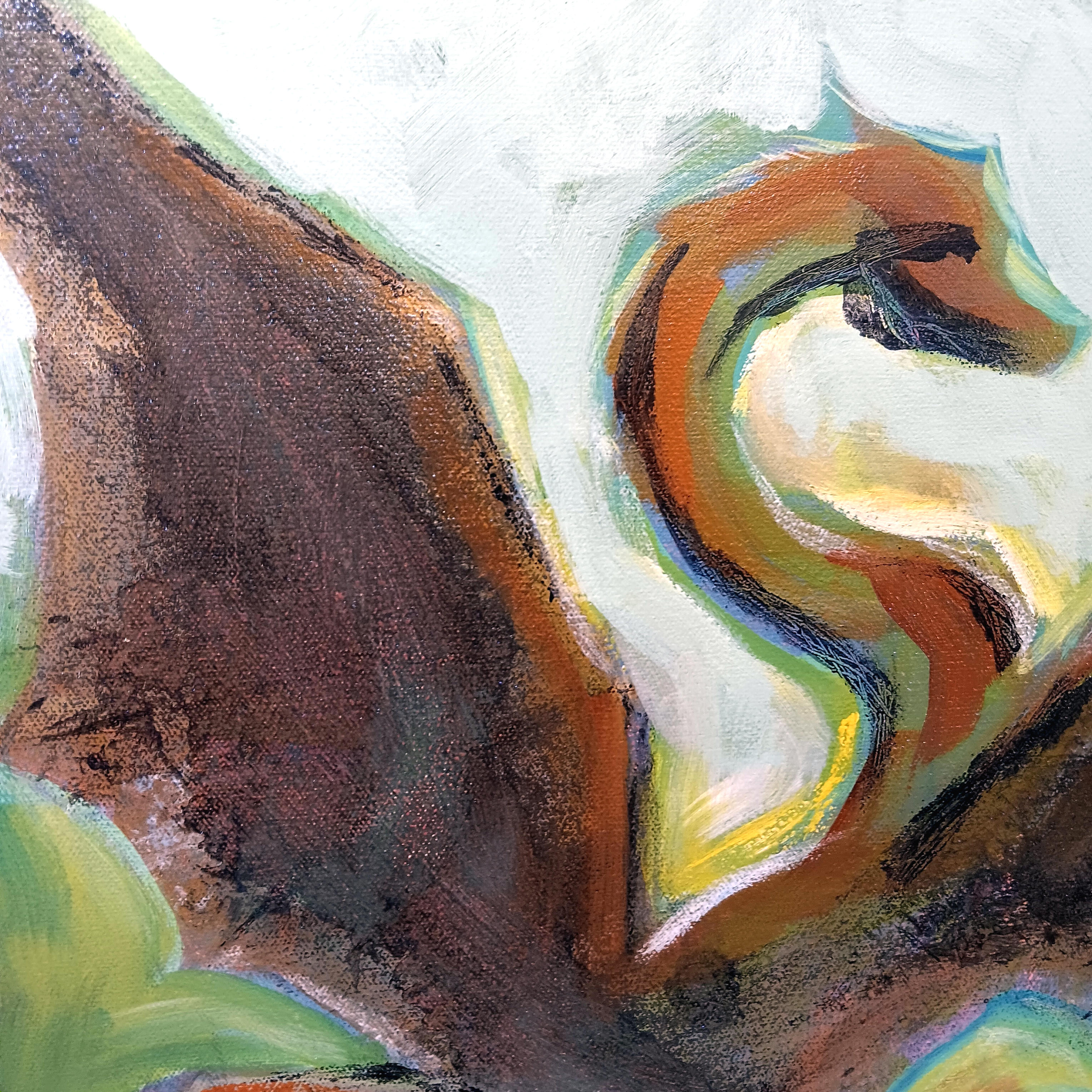 Original 16x20 Acrylics on Canvas | Dragon Painting