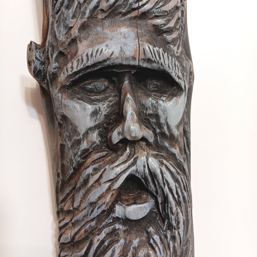 Woodspirit Carving Wall or Shelf Sculpture