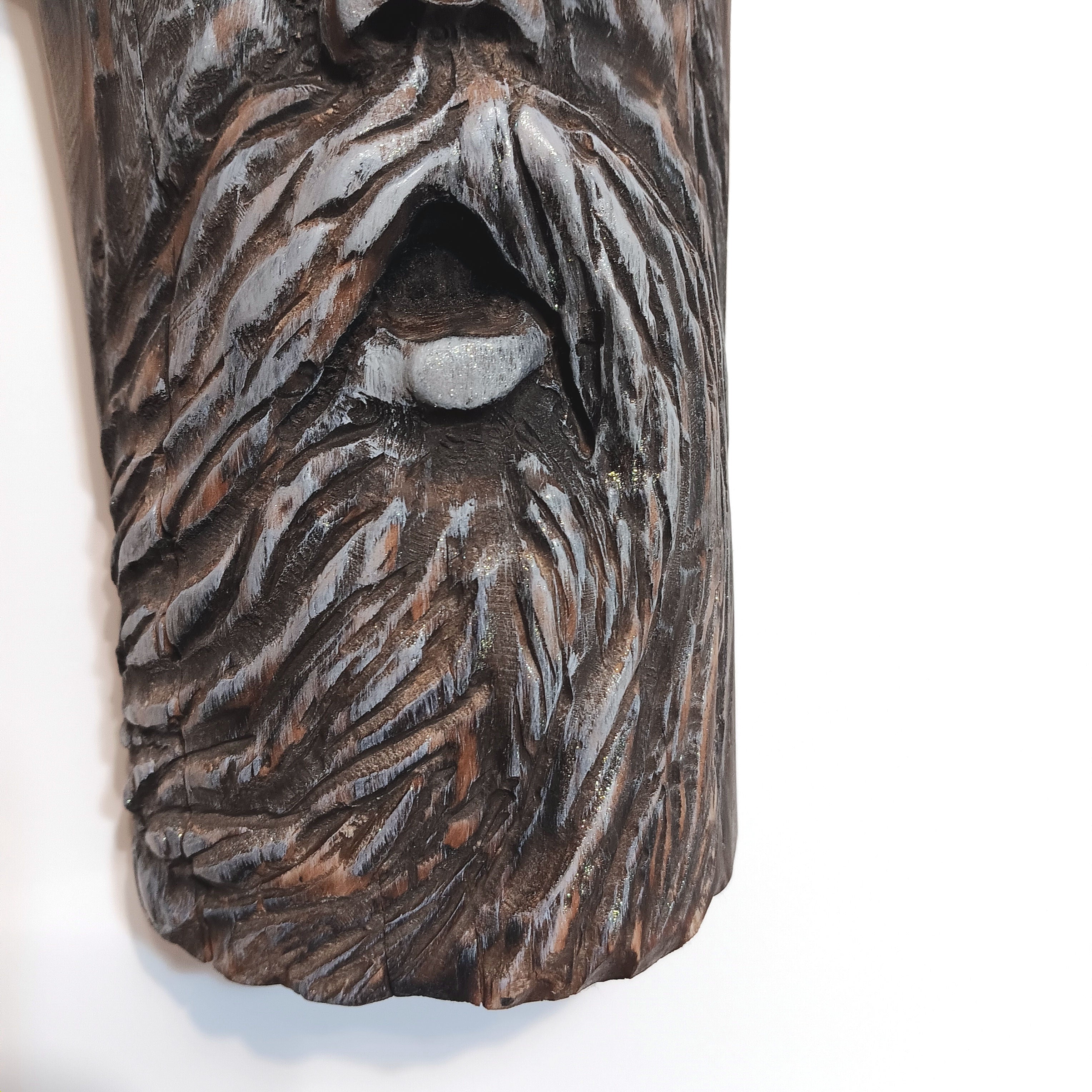 Woodspirit Carving Wall or Shelf Sculpture