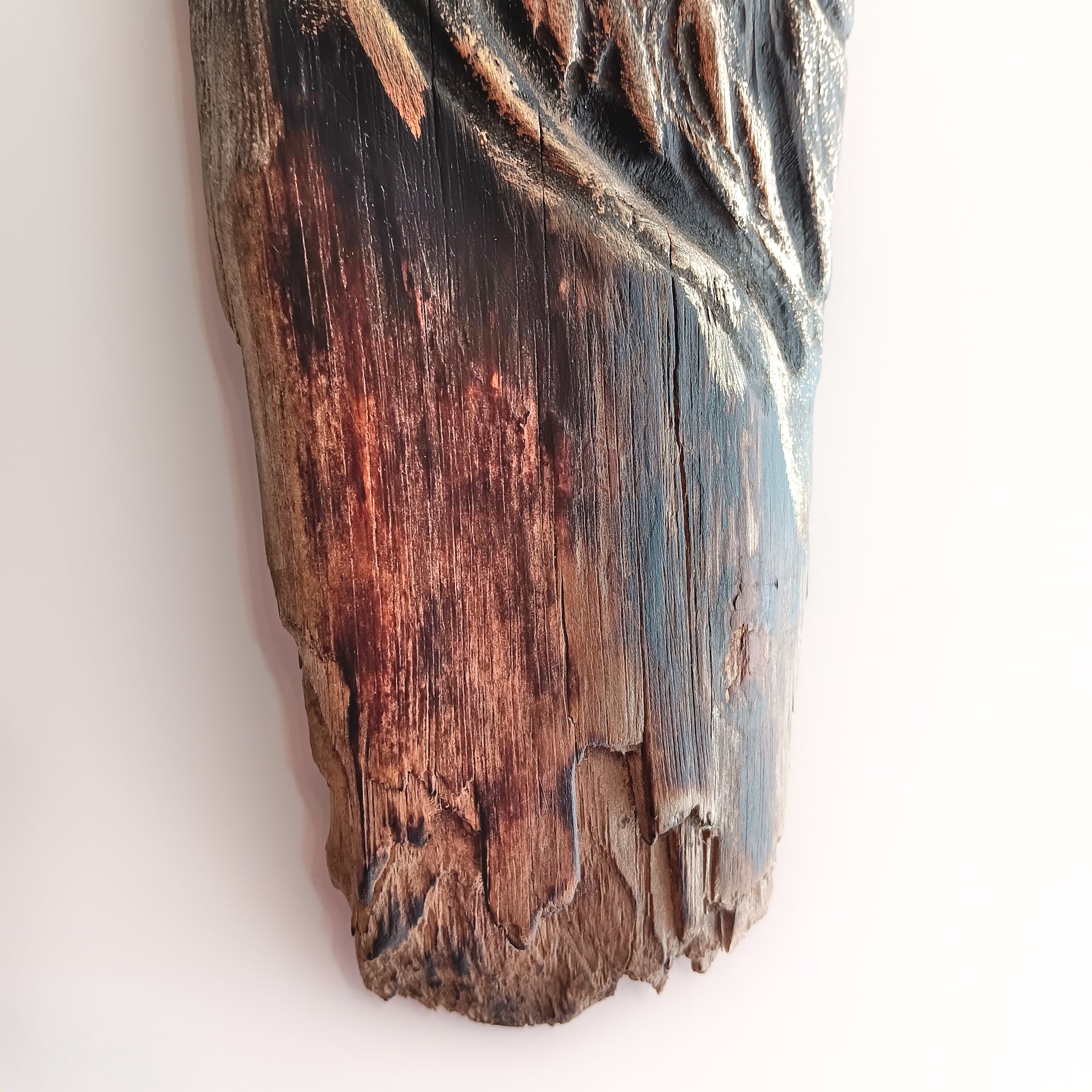 Woodspirit Carving Wall hanger OOAK